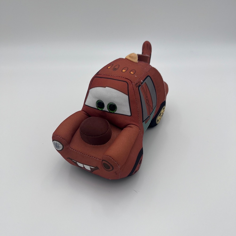Disney Pixar Cars Mater Plush Brown Tow Truck Small Stuffed Animal Toy